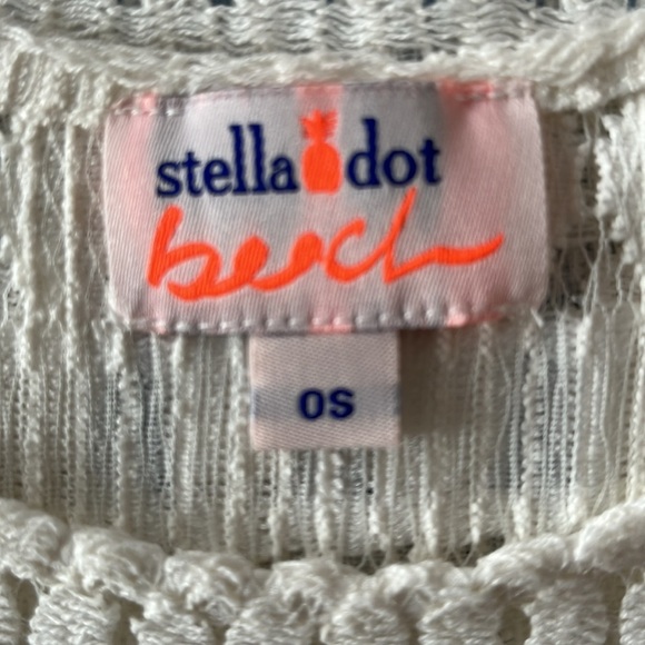 Stella & Dot Swimsuit coverup Tunic. Fits Girls 6-10. Lacey crochet Beach dress - Picture 7 of 15